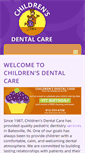 Mobile Screenshot of childrensdentalcare.org
